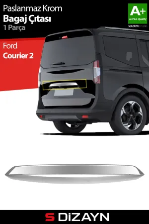 s-dizayn uyumlu Ford Courier Krom Bagaj Çıtası 2023 Üzeri A+ Kalite modelleri DRS Tuning'de. Kaliteli malzeme, hızlı kargo ve güvenli alışverişle hemen