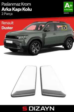 s-dizayn uyumlu Renault Duster Krom Arka Kapı Kolu 2 Prç. 2024 Üzeri A+ Kalite modelleri DRS Tuning'de. Kaliteli malzeme, hızlı kargo ve güvenli alışverişle