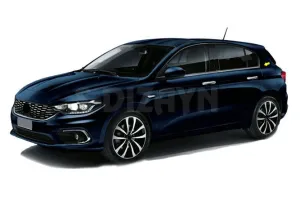 Drs Tuning Fiat Egea HB Krom Cam Çıtası 4 Prç. 2015 Üzeri (Mat Krom) A+ Kalite - Görsel 4