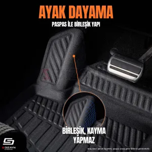 Drs Tuning Citroen C3 Aircross Benzinli 3D Pro Havuzlu Paspas 2025 Üzeri A+ Kalite - Görsel 3