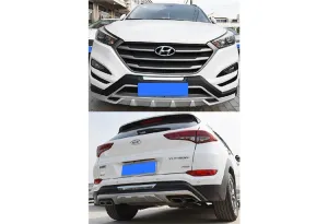 Hyundai Tucson 2015-2020 (TL) uyumlu Ön ve Arka Tampon Koruma Difüzör 2015-2018 A+ Kalite modelleri DRS Tuning'de. Kaliteli malzeme, hızlı kargo ve güvenli