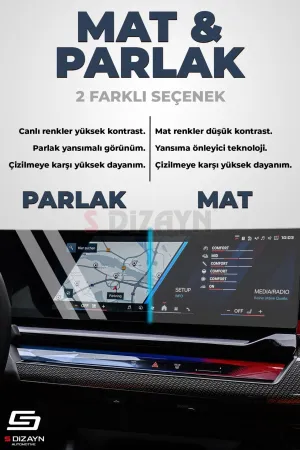 Drs Tuning BMW 5 Serisi 9H Nano Gösterge & Multimedya Ekran Koruyucu 2'Li Set (PARLAK) 2022-2025 A+ Kalite - Görsel 5