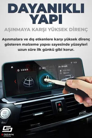 Drs Tuning Volkswagen T-Roc 8 İnç 9H Nano Multimedya Ekran Koruyucu (PARLAK) 2020-2023 A+ Kalite - Görsel 3