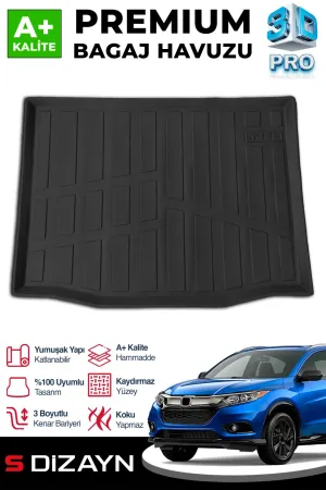 Honda HR-V 2021-Günümüz (RV) uyumlu 3D Pro Bagaj Havuzu 2020 Üzeri A+ Kalite modelleri DRS Tuning'de. Kaliteli malzeme, hızlı kargo ve güvenli alışverişle