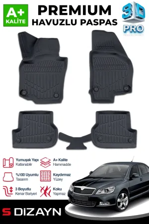 Skoda Octavia 2004-2013 (1Z) uyumlu 2 3D Pro Havuzlu Paspas 2004-2013 A+ Kalite modelleri DRS Tuning'de. Kaliteli malzeme, hızlı kargo ve güvenli alışverişle