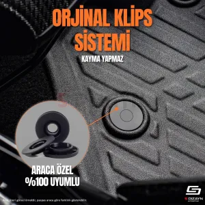 Drs Tuning Renault Megane 2 3D Pro Havuzlu Paspas 2002-2009 A+ Kalite - Görsel 5