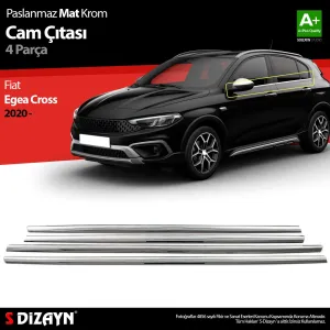 Fiat Egea Cross 2015-Günümüz uyumlu Cross Krom Cam Çıtası 4 Prç. 2020 Üzeri (Mat Krom) A+ Kalite modelleri DRS Tuning'de. Kaliteli malzeme, hızlı kargo ve