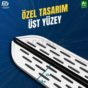 Toyota C-HR 2 OEM Still Pro V1 Aluminyum Yan Basamak 173 Cm 2023 Üzeri A+ Kalite - Görsel 3