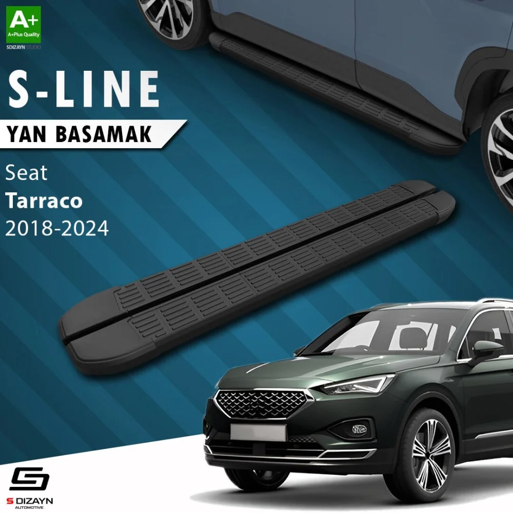 Seat Tarraco S-Line Siyah Yan Basamak 193 Cm 2018-2024 A+ Kalite