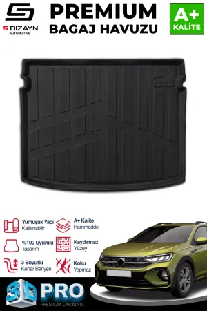 s-dizayn uyumlu VW Taigo 3D Pro Bagaj Havuzu 2020 Üzeri A+ Kalite modelleri DRS Tuning'de. Kaliteli malzeme, hızlı kargo ve güvenli alışverişle hemen inceleyin.