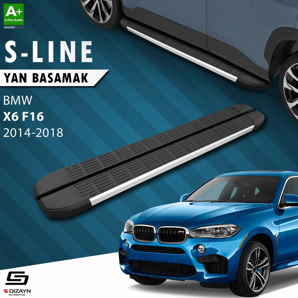Bmw X6 F16 S-Line Aluminyum Yan Basamak 193 Cm 2014-2018 A+ Kalite