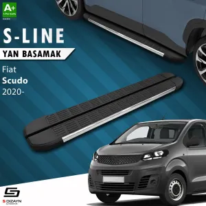 Fiat Scudo 3 Uzun Şase S-Line Krom Yan Basamak 243 Cm 2020 Üzeri A+ Kalite