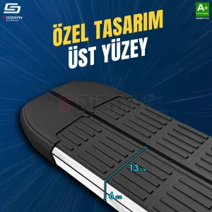 Jaecoo J7 S-Line Krom Yan Basamak 183 Cm 2023 Üzeri - Görsel 3
