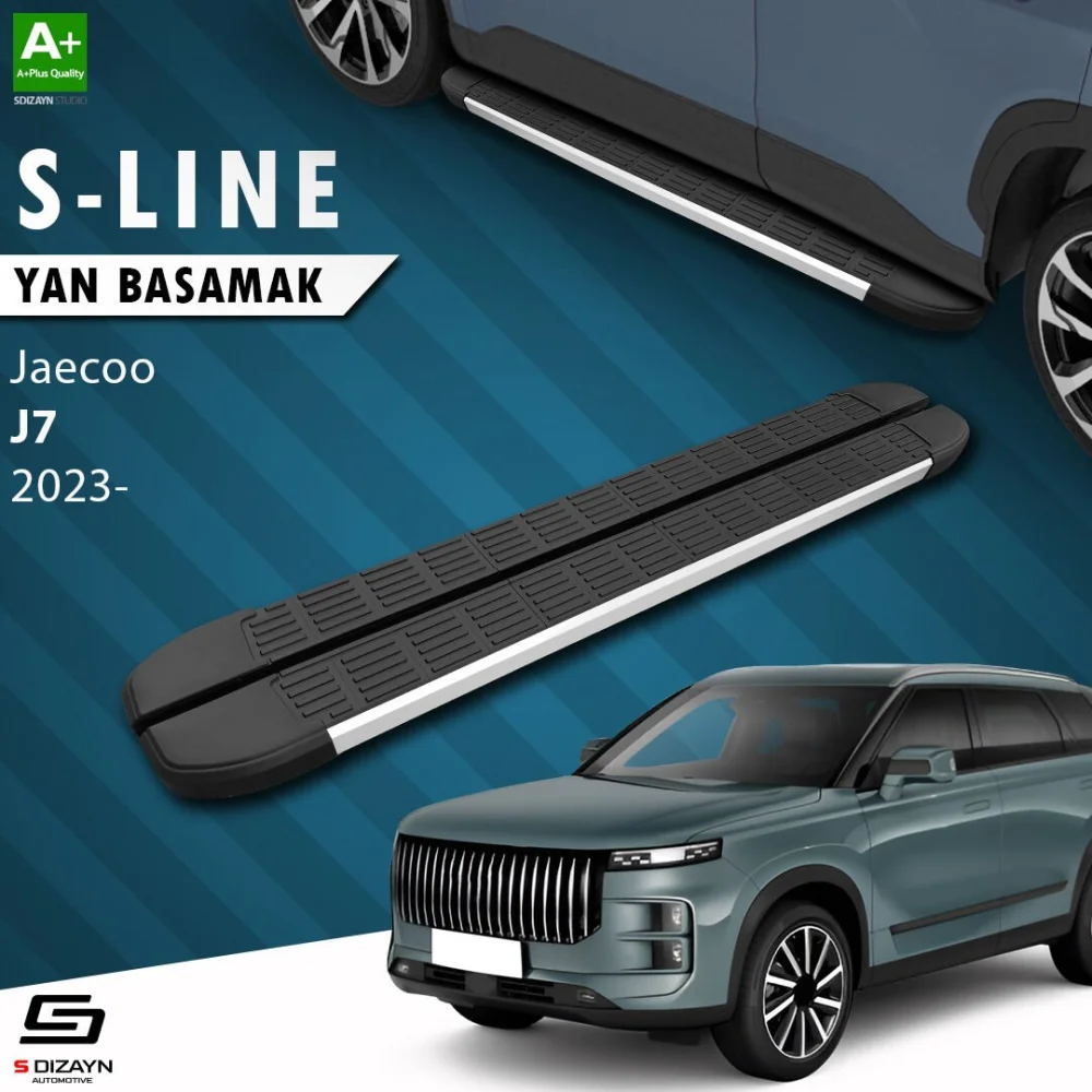 Jaecoo J7 S-Line Aluminyum Yan Basamak 183 Cm 2023 Üzeri