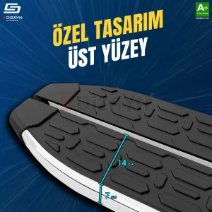Jaecoo J7 Evo Krom Yan Basamak 183 Cm 2023 Üzeri - Görsel 3