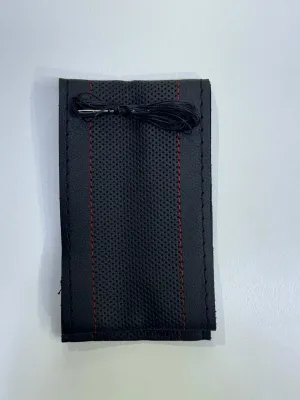 Direksiyon Simidi Kaplaması, 38 cm/15 inç Deri Direksiyon Simidi Kılıfı İğne ve İplikle El Yapımı thumb 2