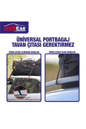 Oto Tavan Bagaj Çantası Portbagaj Araç Üstü Taşıma 350 Lt. - Görsel 3