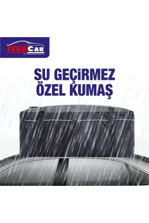 Oto Tavan Bagaj Çantası Portbagaj Araç Üstü Taşıma 350 Lt. - Görsel 5