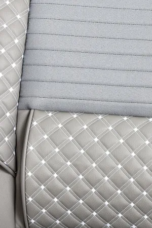 Fiat Egea Sedan Lüks Deri Oto Koltuk Kılıfı Ön/arka Set - Görsel 4