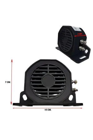 Oto Geri Vites Sireni 12 Volt 48 Volt Uyumlu - Görsel 2
