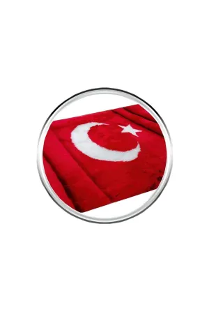 Oto Torpido Üstü Peluş Örtü Türk Bayrağı Desenli Tasarım - Görsel 3