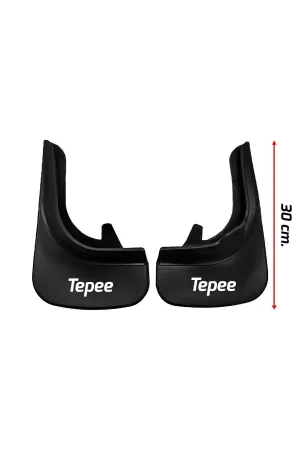 Drs Tuning Peugeot Partner Tepee Paçalık Yumuşak Malzeme Tozluk Çamurluk Ön 2 Li Set - Görsel 2