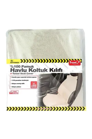 Oto Koltuk Kılıfı %100 Pamuklu Havlu - Görsel 2