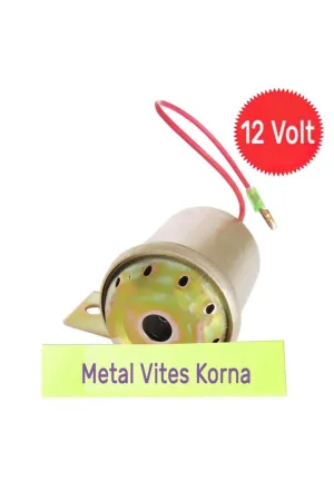 Oto Geri Vites Sireni Yüksek Sesli Metal 12 Volt - Görsel 2