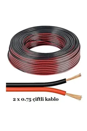 Cenk Oto uyumlu Çiftli Kablo Tesisat Hoparlör Kablosu 2 X 0.75 Elektrik Kablosu 5 Metre Fiyatıdır modelleri DRS Tuning'de. Kaliteli malzeme, hızlı kargo ve