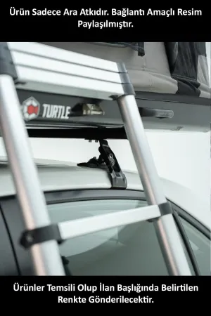 Toyota Prius + 2012-2015 Arası kapı arası sıkıştırma Turtle Mexfit ara atkı tavan barı GRİ - Görsel 4