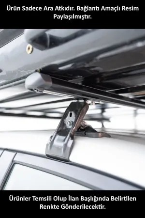 Dodge Journey 2008-2011 Arası Turtle Mexfit kapı arası sıkıştırma oluklu ara atkı tavan barı GRİ - Görsel 3
