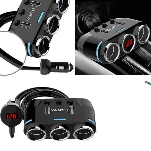 oto uzay uyumlu 3'lü çakmak soketi 12V-24V 10A / ICCA114 modelleri Oto Aksesuar Shop'de. Kaliteli malzeme, hızlı kargo ve güvenli alışverişle hemen inceleyin.