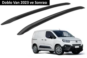 UNC uyumlu Fiat Doblo Van 2023 ve Sonrası Orjinal Tip OEM Tavan Çıtası (Siyah Renk) modelleri DRS Tuning'de. Kaliteli malzeme, hızlı kargo ve güvenli