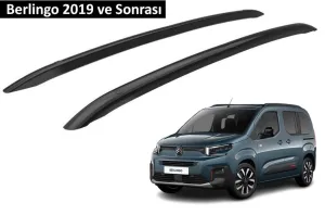 Citroen Berlingo 2018-Günümüz (K9) uyumlu 2019 ve Sonrası Orjinal Tip OEM Tavan Çıtası (Siyah Renk) modelleri DRS Tuning'de. Kaliteli malzeme, hızlı kargo ve