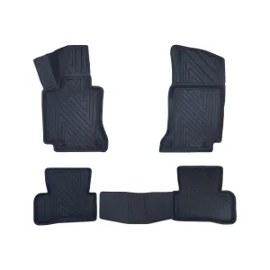 Mercedes-Benz C Serisi 2014-2021 W205 Premium Seri Araca Özel 3D Havuzlu Oto Paspas
