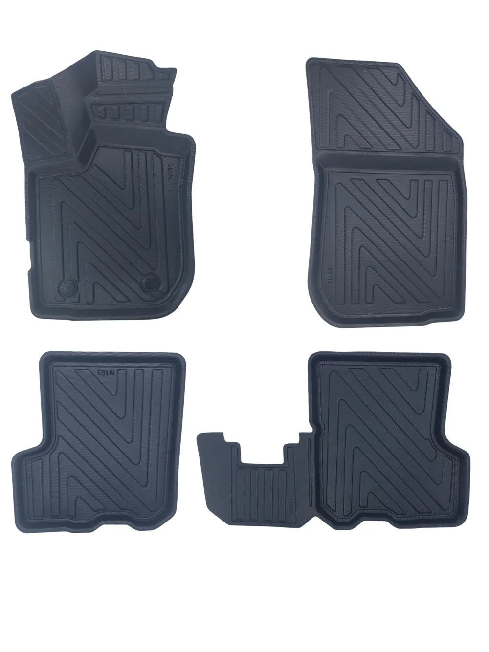 Dacia Sandero 2007-2012 Premium Seri Araca Özel 3D Havuzlu Oto Paspas
