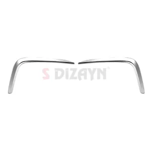 Drs Tuning VW Tiguan Krom Arka Tampon Difüzör Çıtası OEM Still 2 Prç. 2024 Üzeri A+ Kalite - Görsel 2