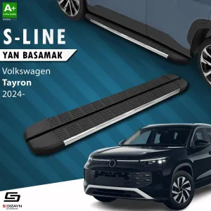 S-Dizayn Volkswagen Tayron 2 S-Line Krom Yan Basamak 193 Cm 2024 Üzeri A+ Kalite thumb 1