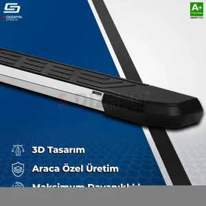 S-Dizayn DS DS 4 NewLine Krom Yan Basamak 183 Cm 2020 Üzeri A+ Kalite thumb 4