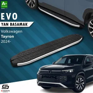 S-Dizayn Volkswagen Tayron 2 Evo Krom Yan Basamak 193 Cm 2024 Üzeri A+ Kalite thumb 1