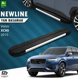Volvo XC90 2015-Günümüz (B) uyumlu 2 NewLine Krom Yan Basamak 193 Cm 2015 Üzeri A+ Kalite modelleri DRS Tuning'de. Kaliteli malzeme, hızlı kargo ve güvenli