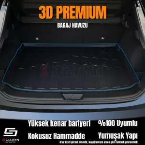 Drs Tuning Renault Megane 4 HB 3D Pro Bagaj Havuzu 2016 Üzeri A+ Kalite - Görsel 3