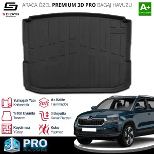 Drs Tuning Skoda Karoq 3D Pro Bagaj Havuzu Alt Bagaj 2018 Üzeri A+ Kalite - Görsel 2