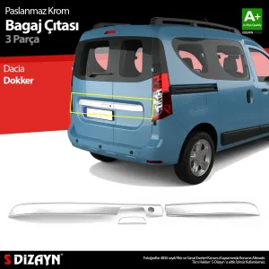 Dacia Dokker 2012-2024 (K67) uyumlu Krom Bagaj Çıtası 3 Prç. 2012 Üzeri A+ Kalite modelleri DRS Tuning'de. Kaliteli malzeme, hızlı kargo ve güvenli alışverişle