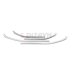 Drs Tuning Peugeot Rifter Krom Cam Çıtası 4 Prç. 2019 Üzeri A+ Kalite - Görsel 2