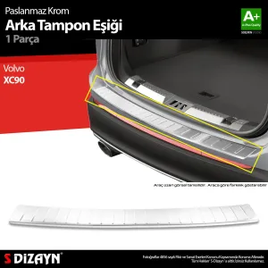 Volvo XC90 2002-2014 (C) uyumlu Krom Arka Tampon Eşiği 2002-2015 A+ Kalite modelleri DRS Tuning'de. Kaliteli malzeme, hızlı kargo ve güvenli alışverişle hemen