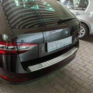 S-Dizayn Skoda SuperB B8 Makyajlı SW Krom Arka Tampon Eşiği 2019-2023 thumb 5
