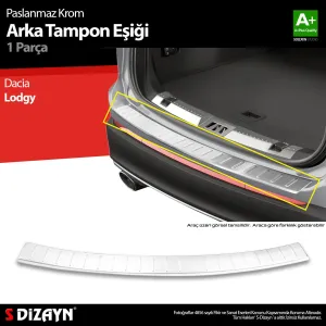 Dacia Lodgy 2012-2022 (J92) uyumlu Krom Arka Tampon Eşiği 2012 Üzeri A+ Kalite modelleri DRS Tuning'de. Kaliteli malzeme, hızlı kargo ve güvenli alışverişle