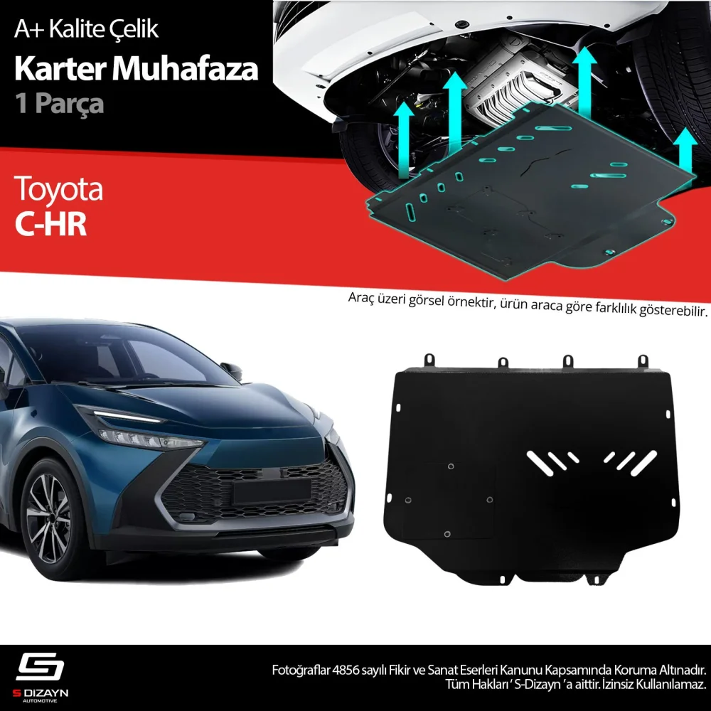 Toyota C-HR Pro Karter Muhafaza ABS Plastik 2023 Üzeri