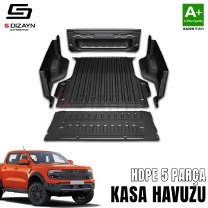 s-dizayn uyumlu Ford Ranger 4 HDPE Kasa Havuzu Kaplaması 5 Prç. 2023 Üzeri A+ Kalite modelleri DRS Tuning'de. Kaliteli malzeme, hızlı kargo ve güvenli